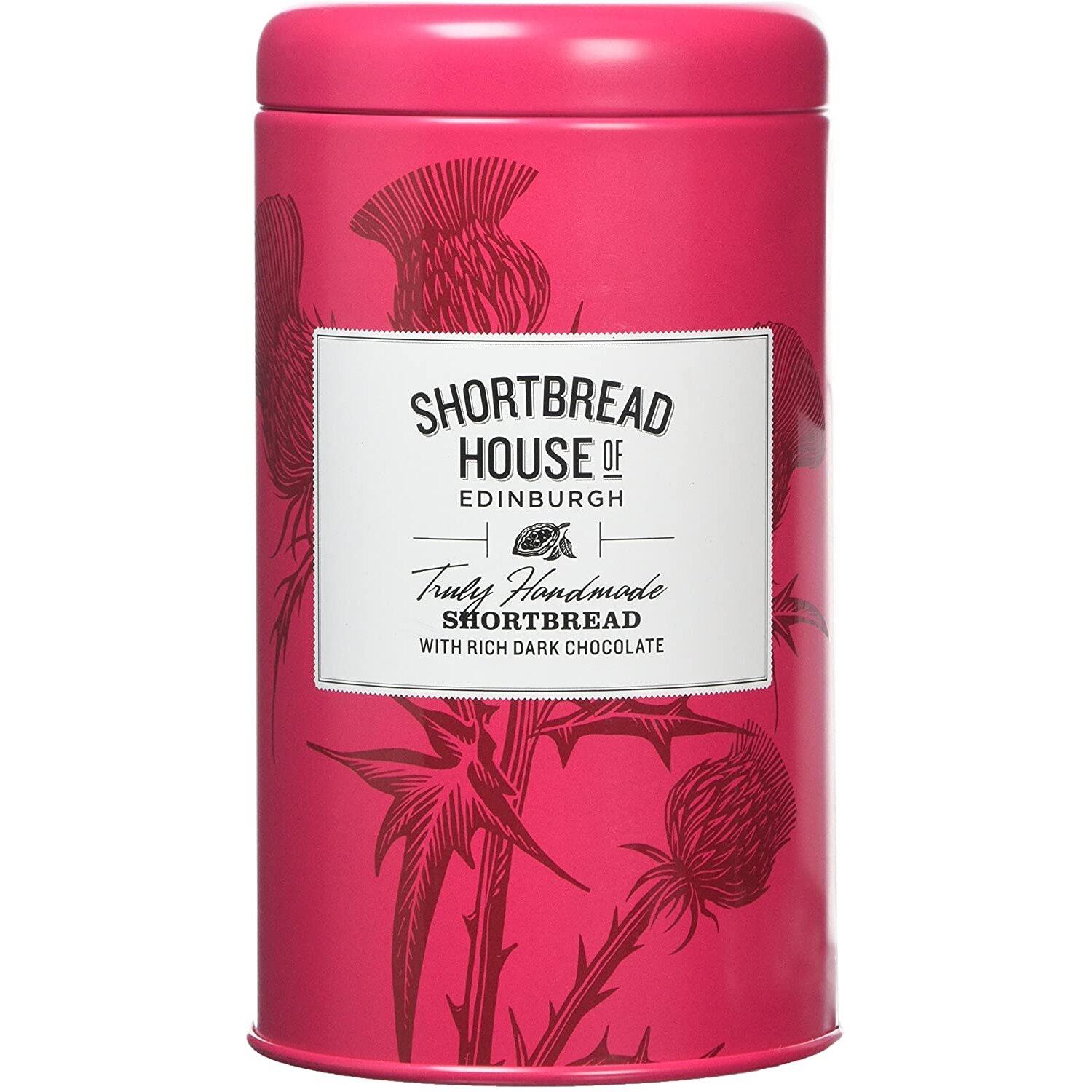 Shortbread House of Edinburgh Truly Handmade Biscuits with Rich Dark Chocolate in Tin, 140 g